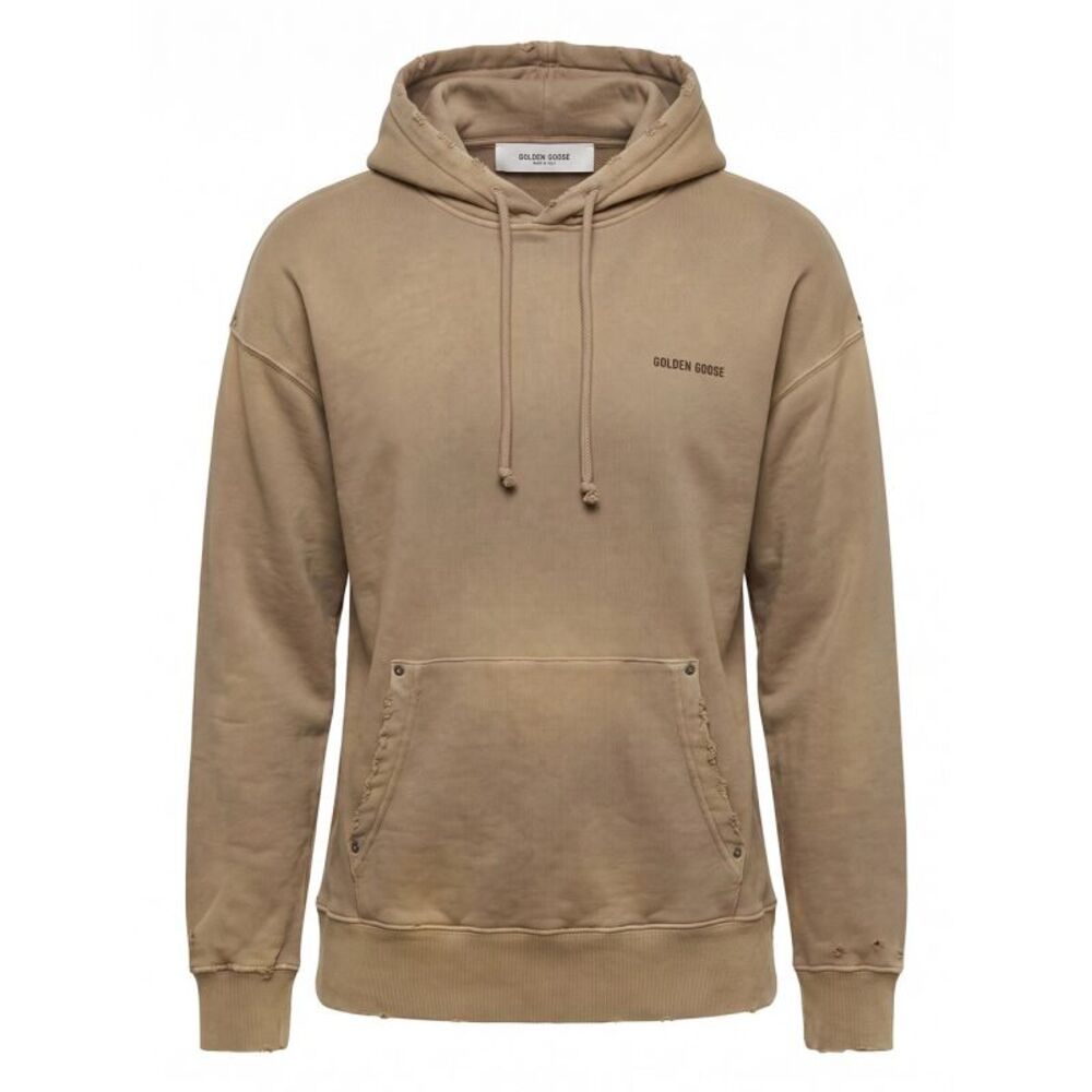 Golden Goose Men Hoodie With Embroidery